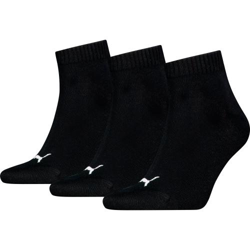 PUMA Herren Socken UNISEX QUARTER PLAIN 3P 35-38 in Schwarz