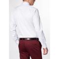 Cover Shirt Twill Langarm 43/Langarm - 67cm SLIM FIT - Weiß