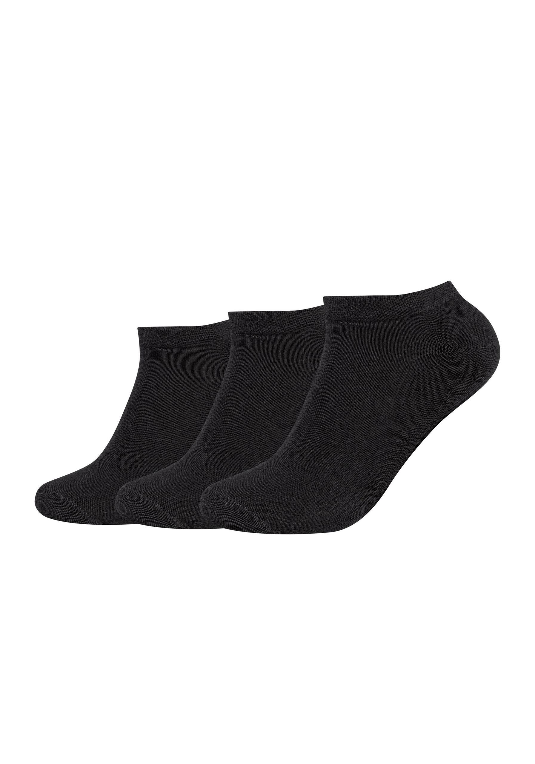 Unisex Sneaker Socken (3 Paar) - Schwarz / 43-46