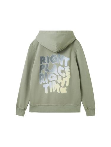 Hoodie mit Bio-Baumwolle 152 Regular Fit - Pale Green