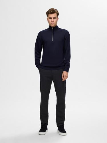 SLH175-SLIM MILES BRUSHED PANTS W NOOS Schwarz 31/34
