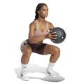 ADIDAS Damen BH Powerreact Train Medium-Support 3-Streifen M/CD in Braun