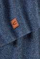 Strickschal aus Baumwoll-Mix Blau OS