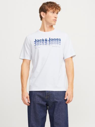 JJTEX TEE SS CREW NECK M Normal geschnitten - White
