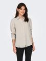 JDYTHEIS LIFE L/S LOOSE SHIRT WVN NOOS M Normal geschnitten - Silver Lining