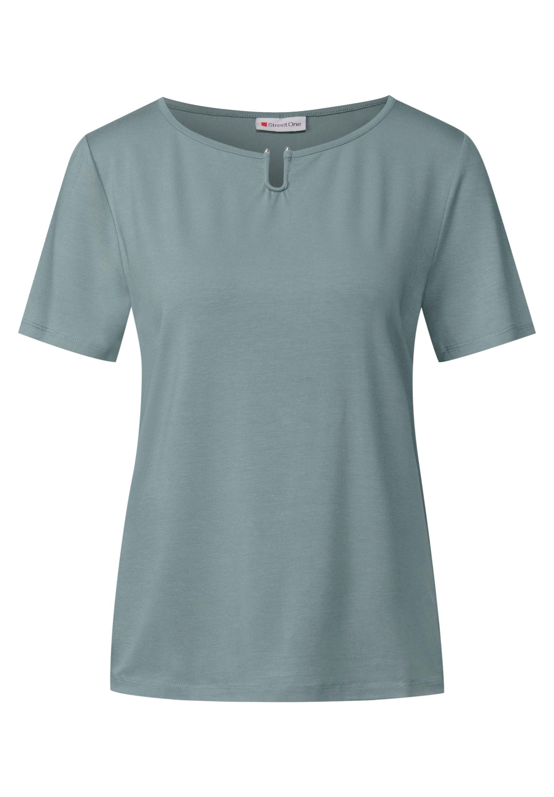 Jersey-Shirt mit Cut-Out 36 - Arona Blue