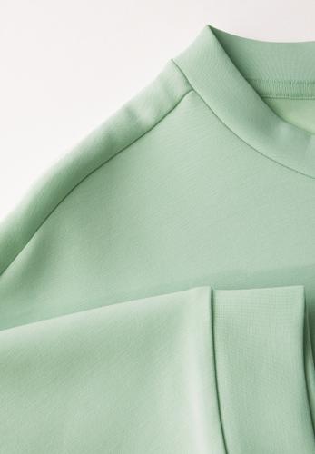 Silk-Look T-Shirt Grün 40