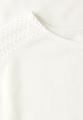 Shirt mit Spitzendetail 36 - Off White