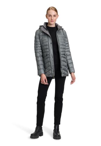 Winterjacke 44 Leicht tailliert - Dusty Petrol