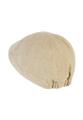 Flat Cap mit Gummizug Beige M