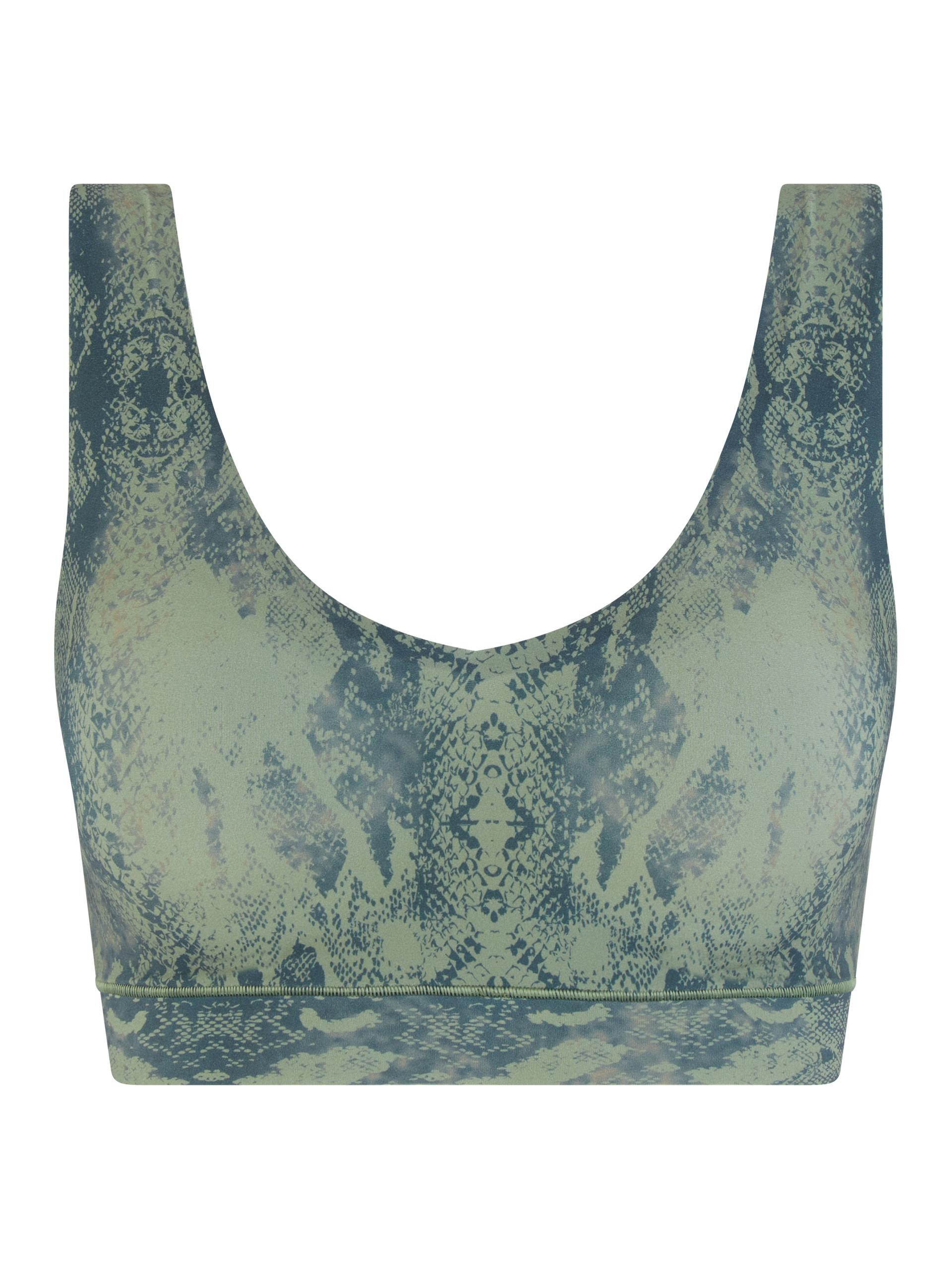 SOFTSTRETCH Bustier mit Soft Cups M/L - Python Print