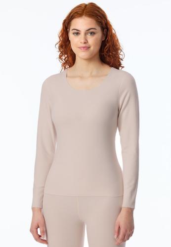 Langarmshirt Beige 42