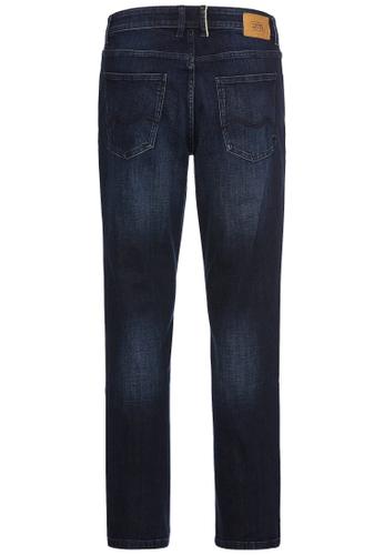 5-Pkt Relaxed Fit Hose aus Baumwollmischung mit Stretchfunktion Blau 35/34