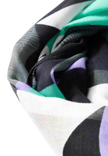 Loop-Schal mit Print A - Aventurine Green
