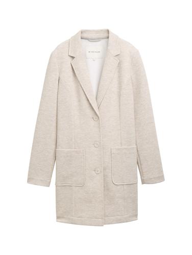 Mantel mit Reverskragen XXXL Slim Fit - Sand Stone Beige Melange