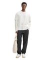 Relaxed Fit Strickhemd im Polo-Look XXL Relaxed Fit - Off White