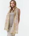 Stola Schal mit romantischem Paisley-Design in Seidenmischung OS - Olive