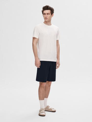 SLHTELLER KNIT SHORTS Blau S