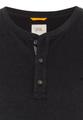 Kurzarm Henleyshirt aus reiner Baumwolle Grau 5XL