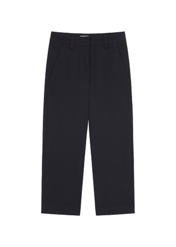 Interlock-Jersey-Hose wide Blau 34
