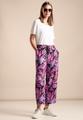 Wide Legs Print Hose 34/26 - Magnolia Pink