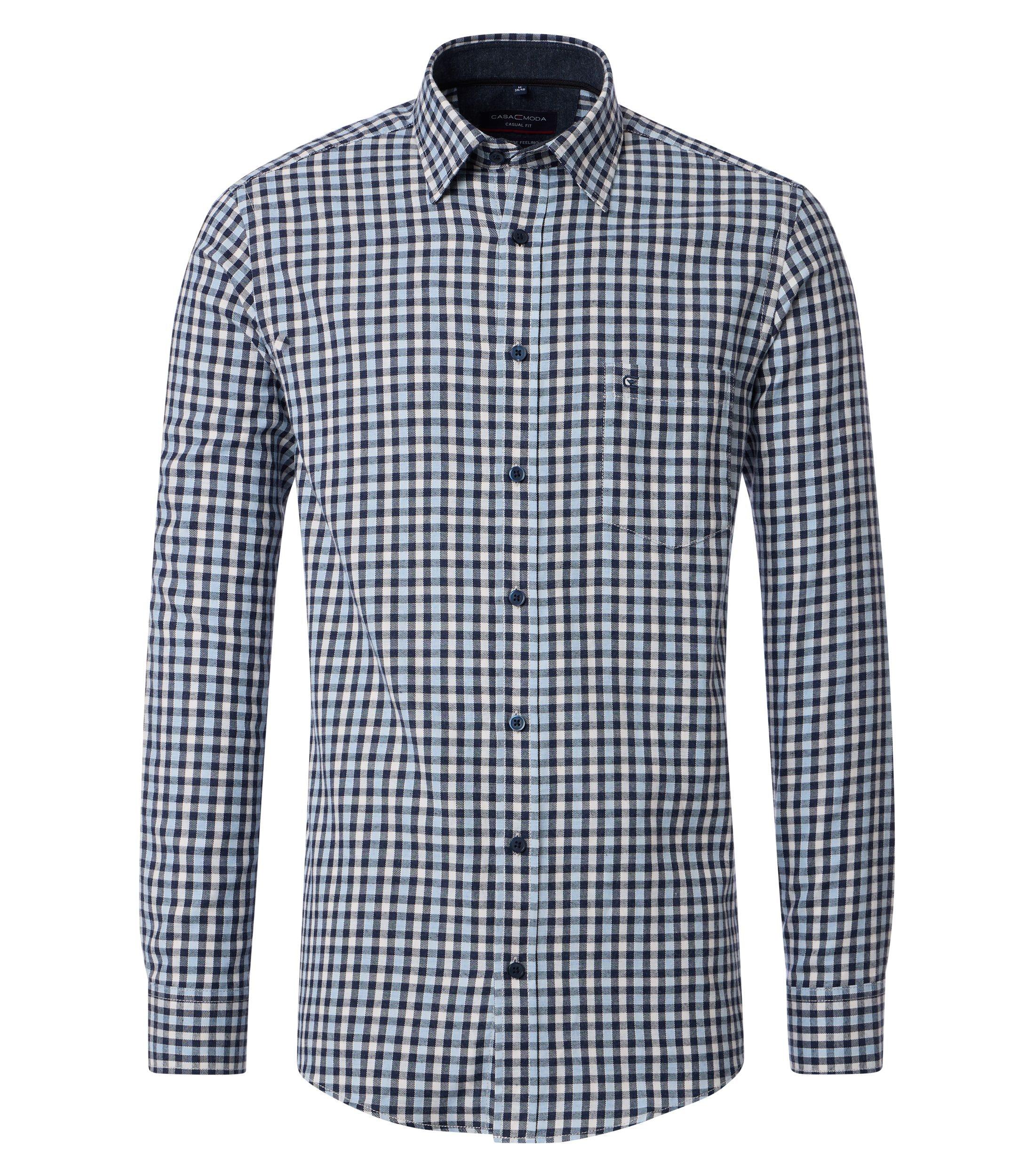 Freizeithemd XXL Casual Fit - Blau