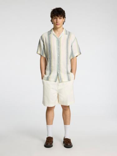 SLHLOOSE-ATLAS SHORTS S Locker geschnitten - Egret