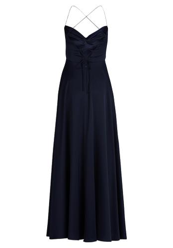 Abendkleid Blau 34