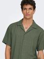 ONSLATHAM REG RESORT STRUC 0257 NOOS L Normal geschnitten - Dusty Olive