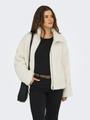 ONLASPEN LIFE TEDDY JACKET OTW L - Cloud Dancer
