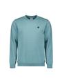 Pullover Crewneck 2 Coloured Melange XXXL Regular Fit - Arctic Blue