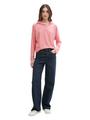 Gestreiftes Langarmshirt mit Kapuze XL Regular Fit - Small Red White Stripe
