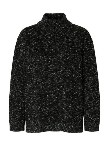 SLFARIA LS KNIT HIGH NECK M Normal geschnitten - Black