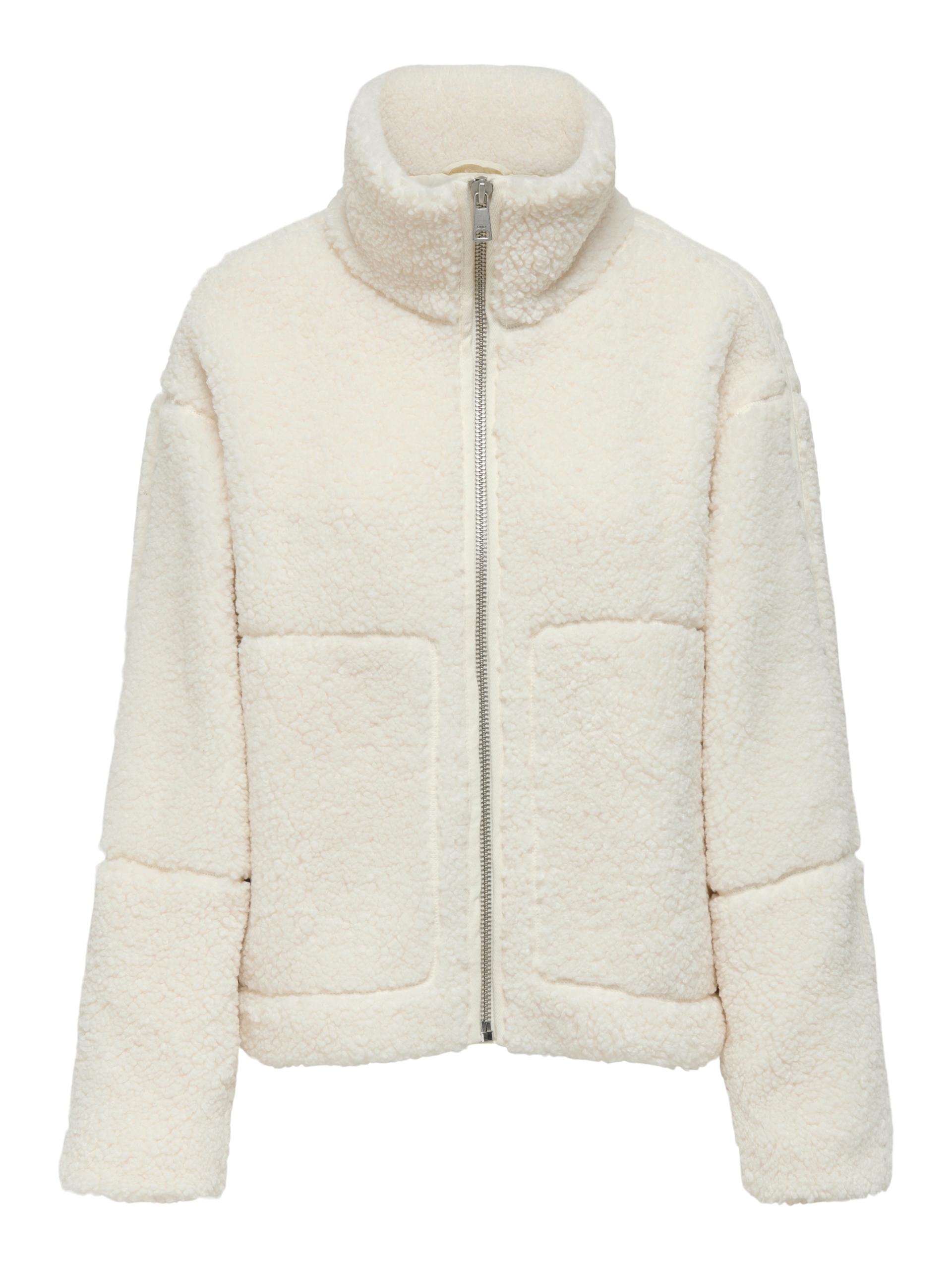 ONLASPEN LIFE TEDDY JACKET OTW L - Cloud Dancer