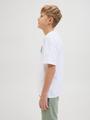 JJDETROIT TEE SS CREW NECK JNR 176 Locker geschnitten - White