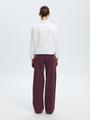 SLFWIDE RUNA HW CORDUROY PANT NOOS 27/32 Weiter Beinschnitt - Fig