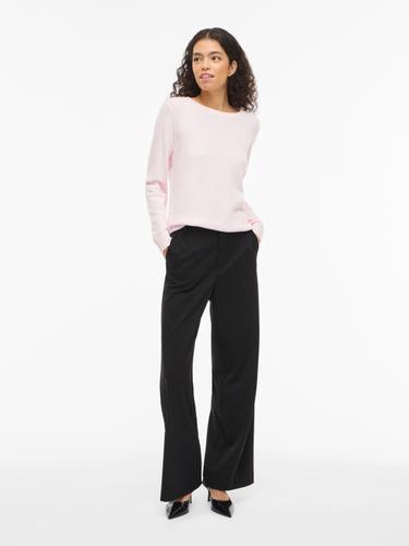 VIRIL O-NECK L/S KNIT TOP - NOOS XL Normal geschnitten - Cherry Blossom