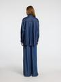 SLFJANNA LS RELAXED CHAMBRAY SHIRT B 42 Locker geschnitten - Dark Blue