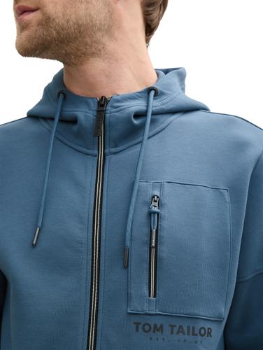 Hoodie Sweatjacke mit Taschen XL Regular Fit - Mystical Blue