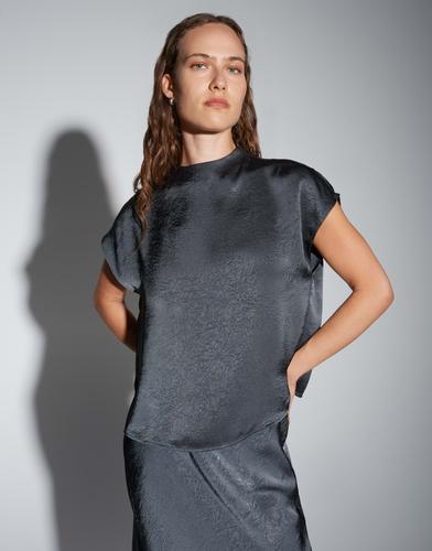 Blusenshirt "Zirken" - Grau / 40