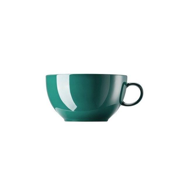 Thomas Porzellan Cappuccinotasse »Sunny Day Seaside Green Cappuccino-Obertasse« (1-tlg)