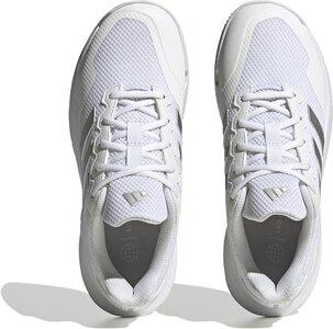 ADIDAS Damen Tennisoutdoorschuhe GameCourt 2 W 40 ⅔ in Silber