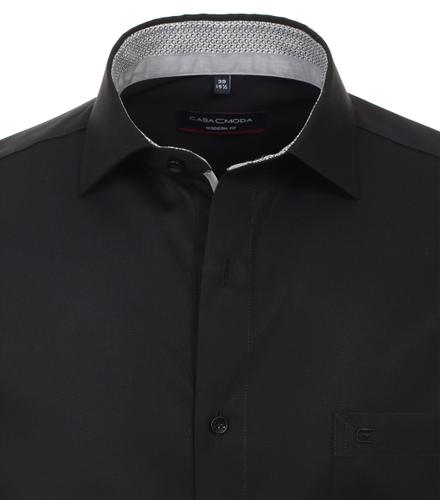 Businesshemd (Alternative als VENTI Artikel 226110890) 44 Modern Fit - Schwarz