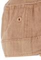 Military Cap aus reiner Baumwolle OS - Sepia Brown