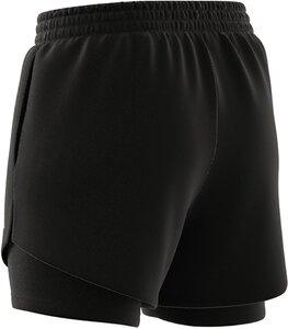 ADIDAS Damen Shorts W MIN 2IN1 SHO L in Schwarz