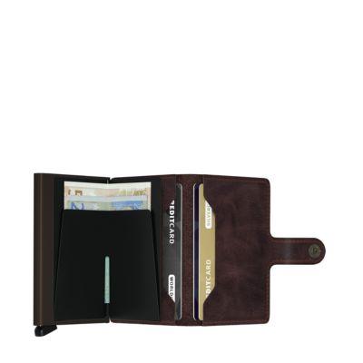 Secrid Kartenetui Portemannaie Miniwallet RFID Braun