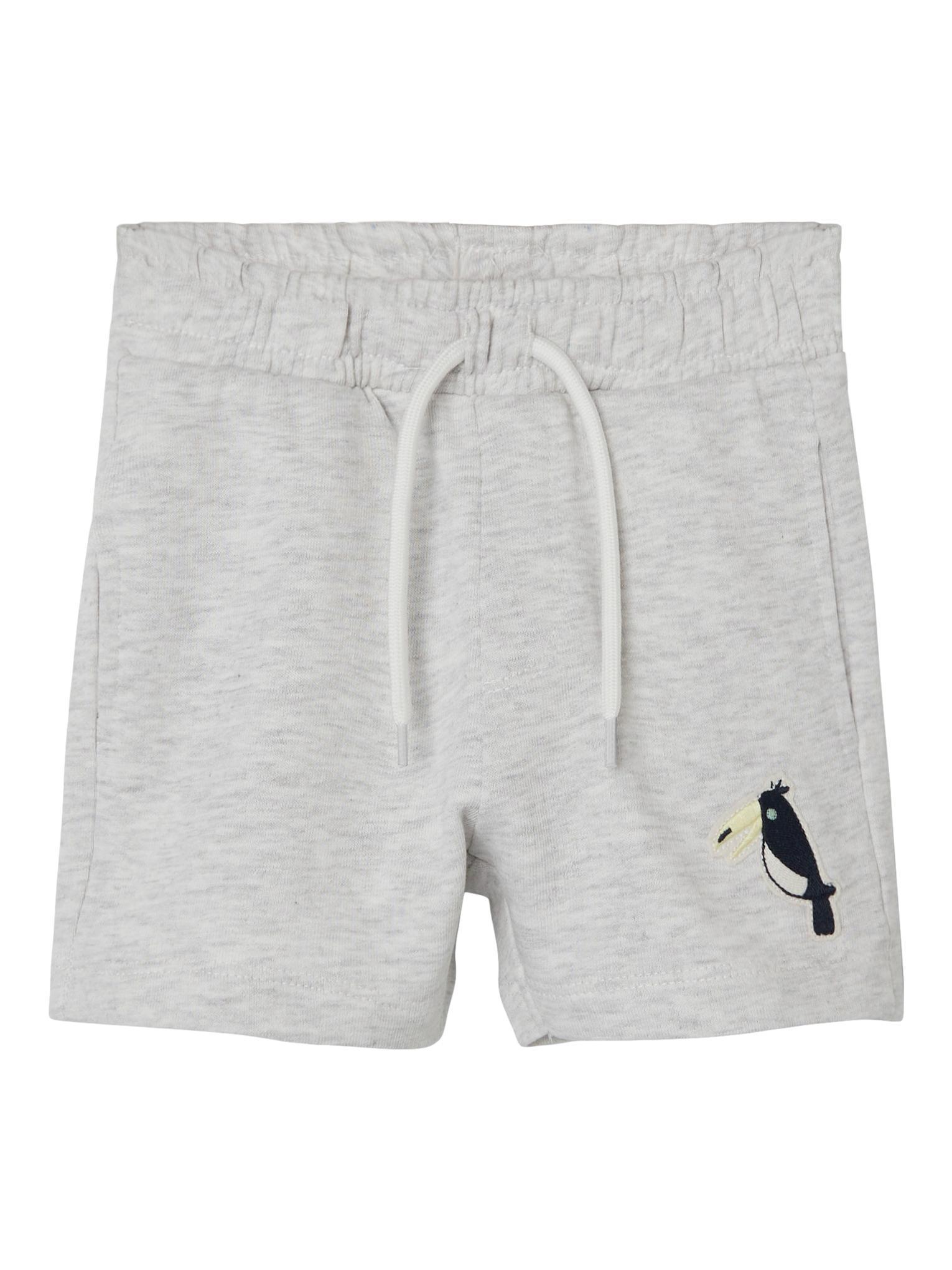 NMMDIK SWE SHORTS UNB PB 116 Locker geschnitten - Light Grey Melange