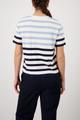 T-Shirt mit Streifen 38 - Marine Ringel