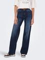 ONLMADISON BLUSH HW WIDE DNM REA081 NOOS XS/30 Weiter Beinschnitt - Dark Blue Denim
