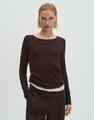 Langarmshirt "Kirosa" - Braun / 42